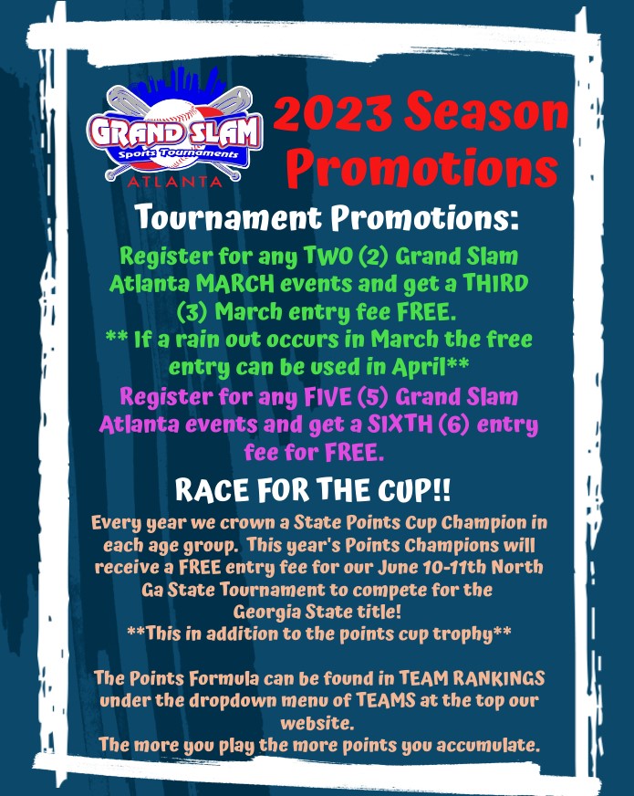 Grand Slam Sports Tournaments Baseball